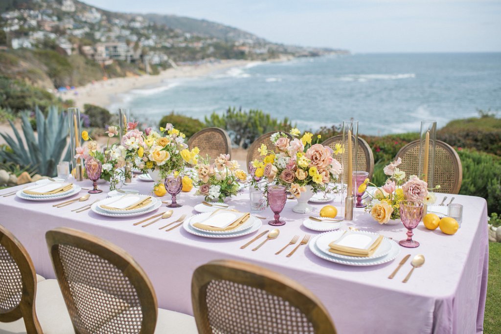 cliffside wedding ceremony