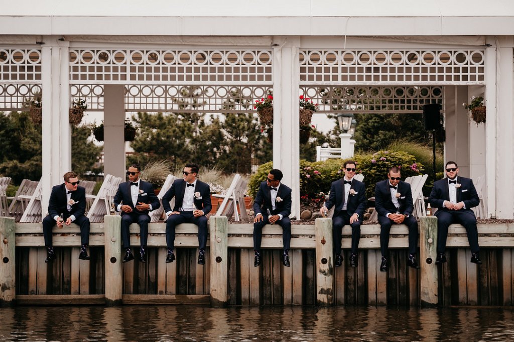 groom and groomsmen