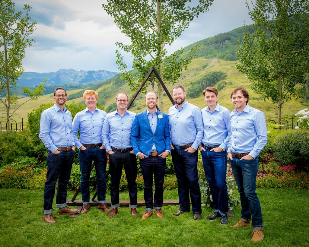 Groom and groomsmen