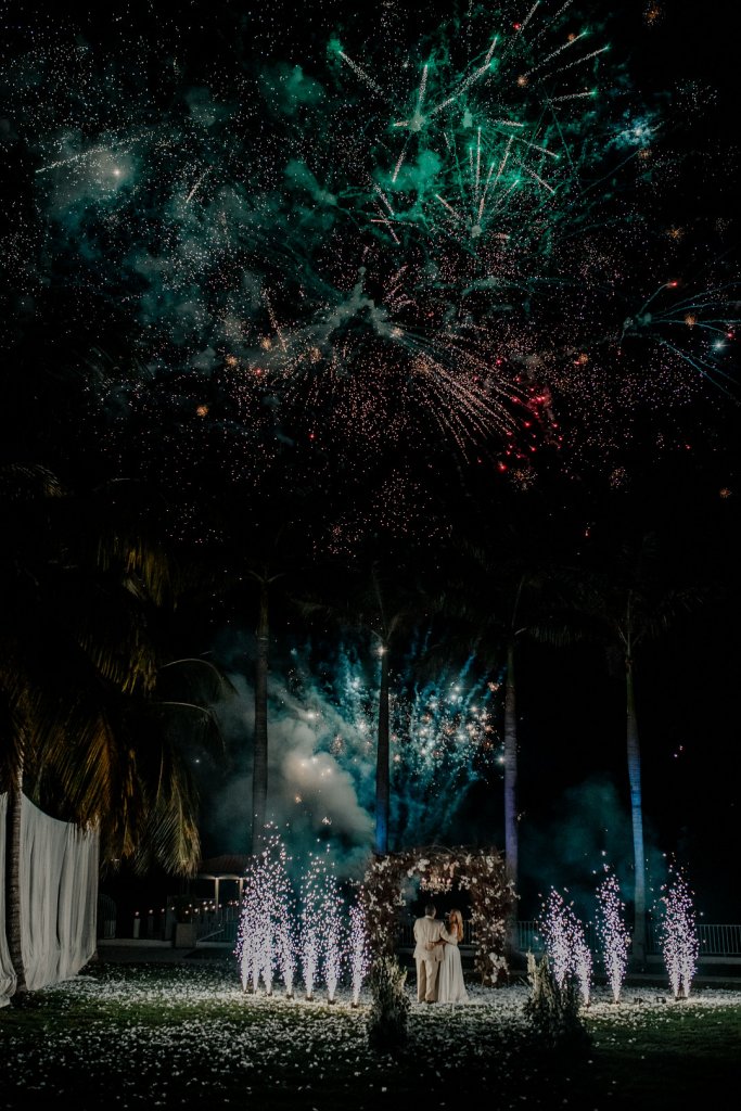 fireworks wedding 