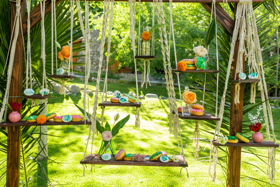 Wedding dessert display