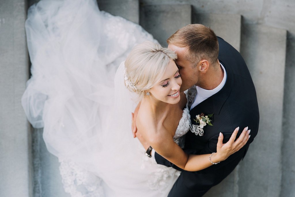 romantic wedding photo