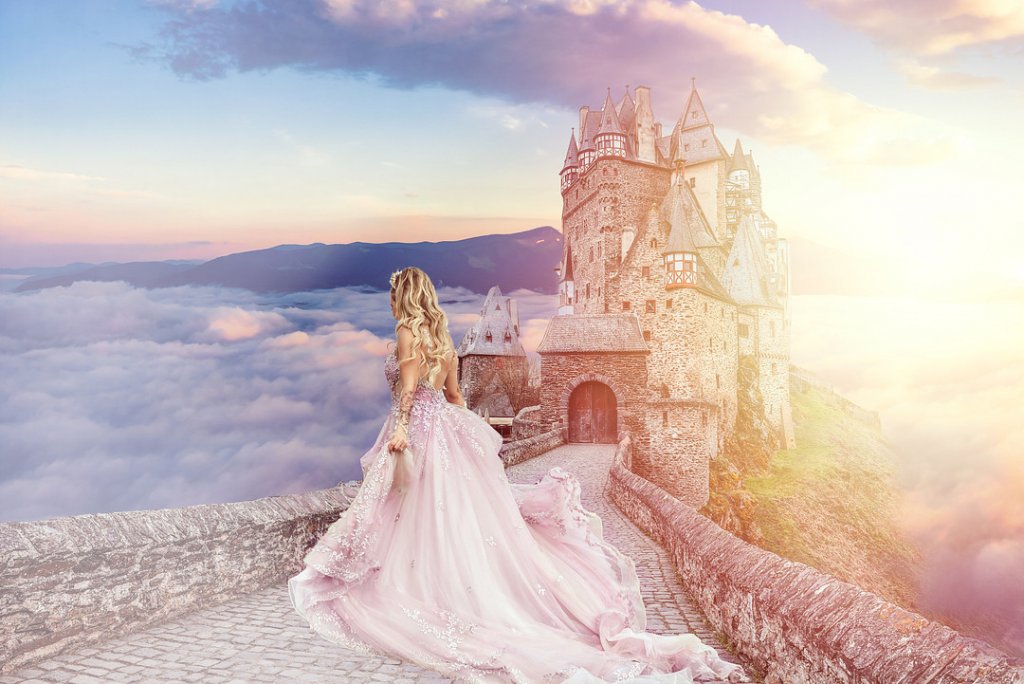 fairy tale wedding photo