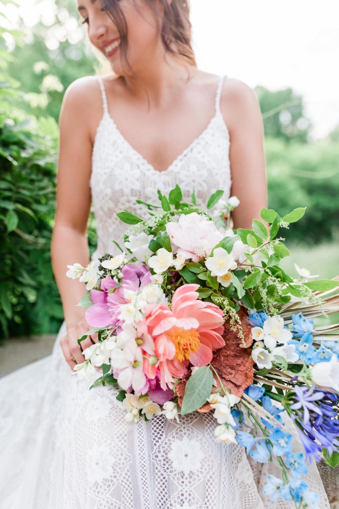 Summer bridal bouquet