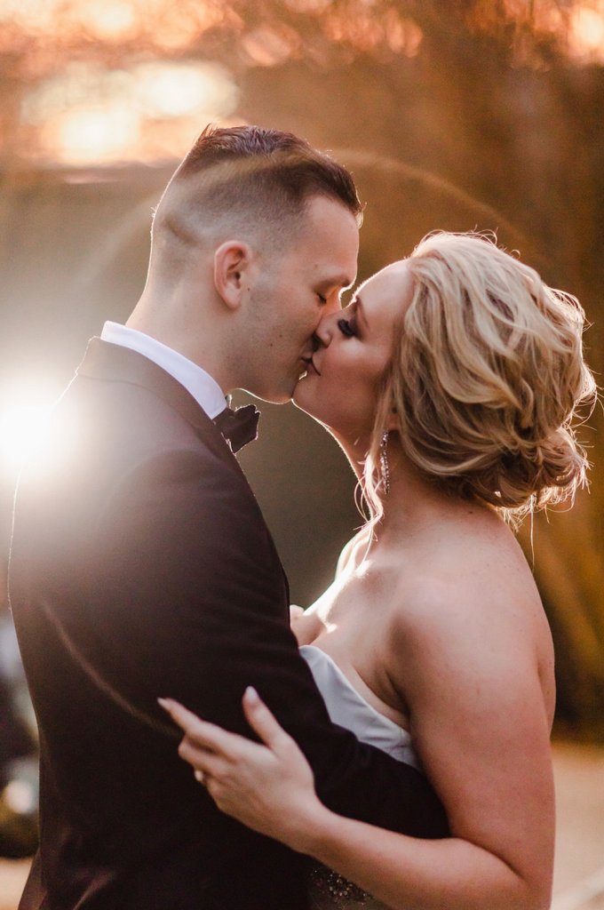 Bride and groom wedding photo