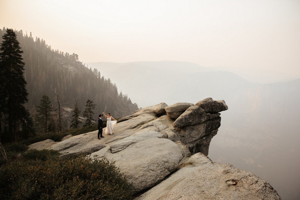mountain wedding photo