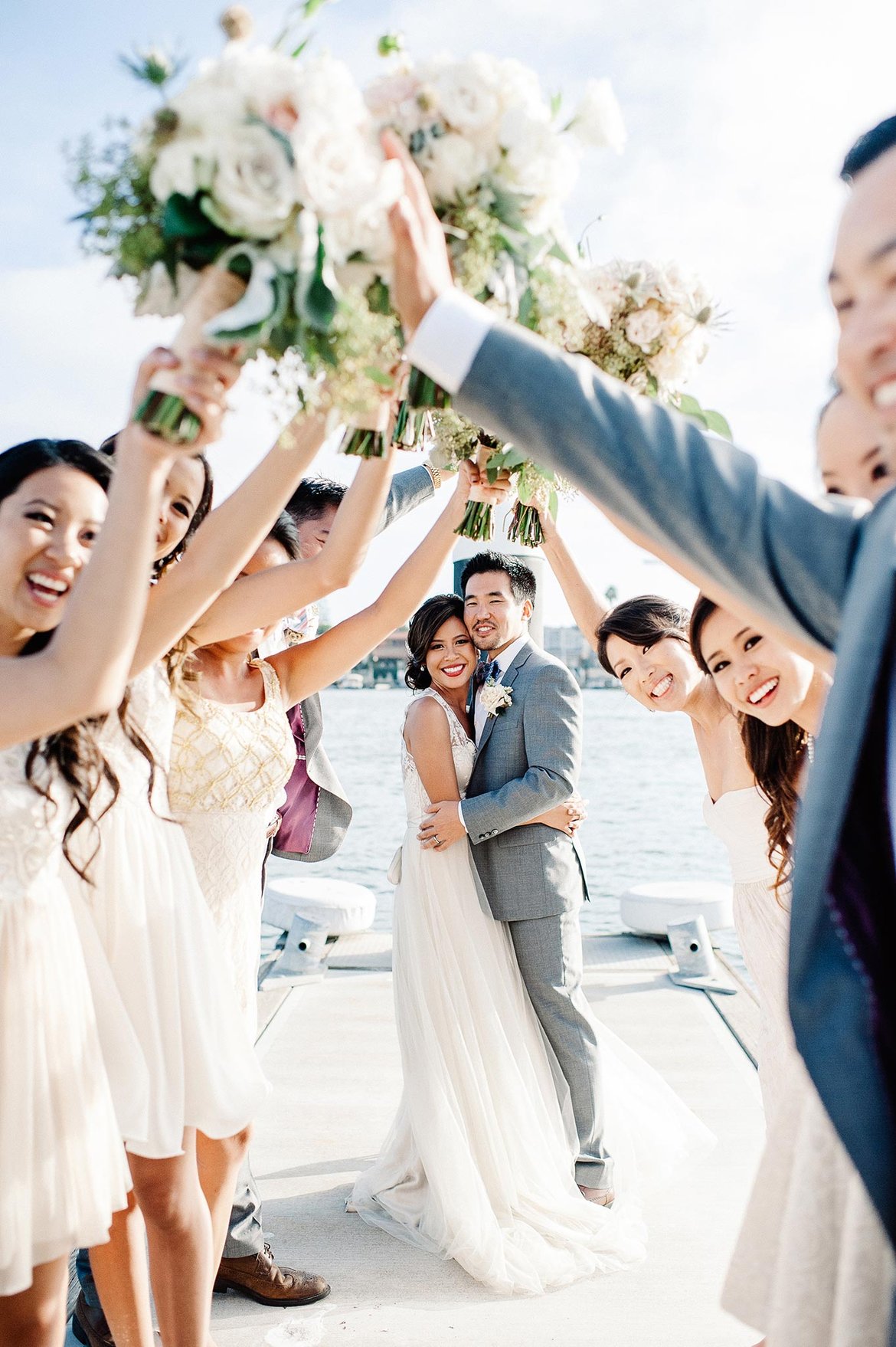 wedding bridal party photo