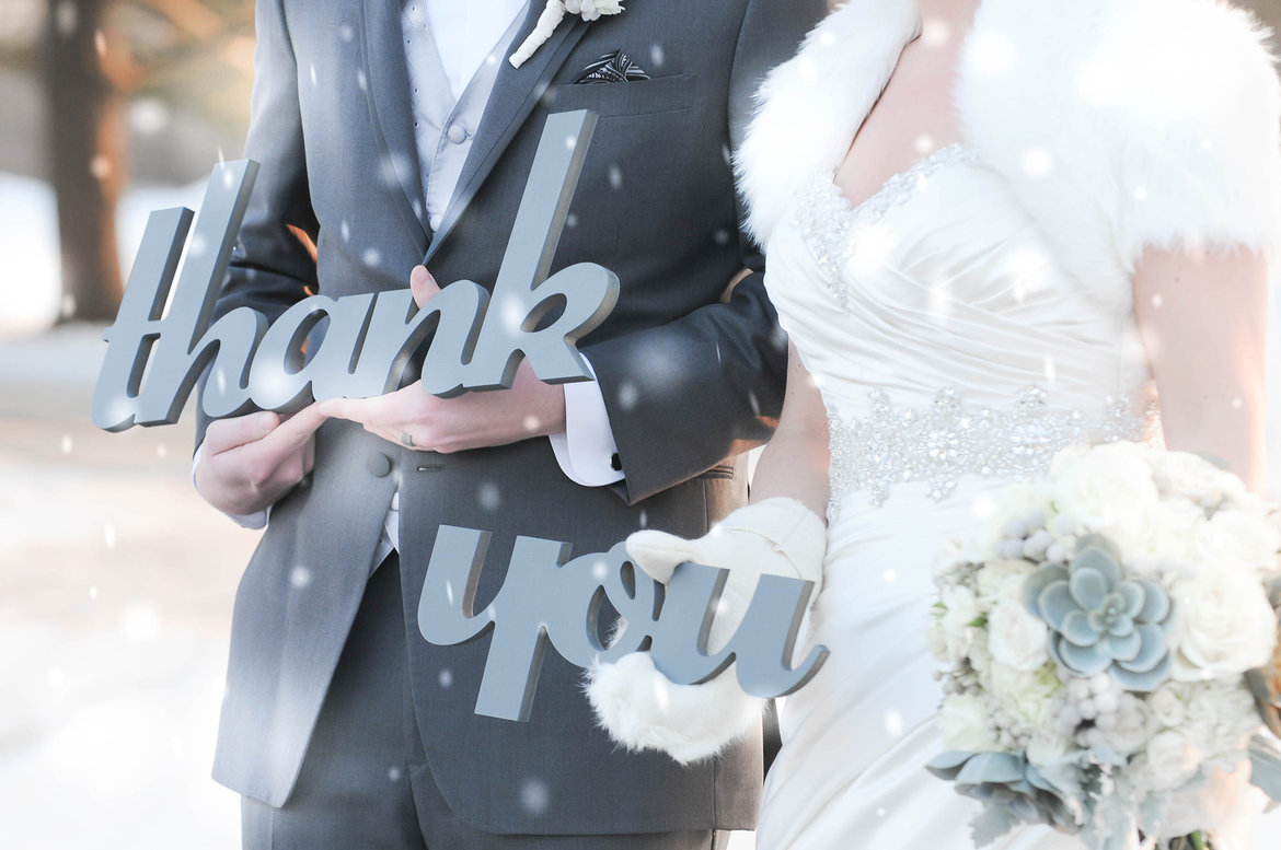 wedding thank you card