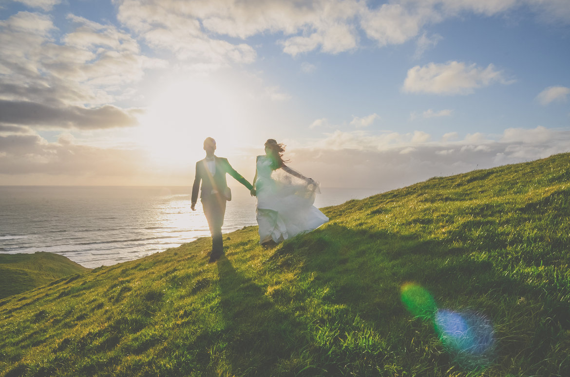 bride and groom wedding photo