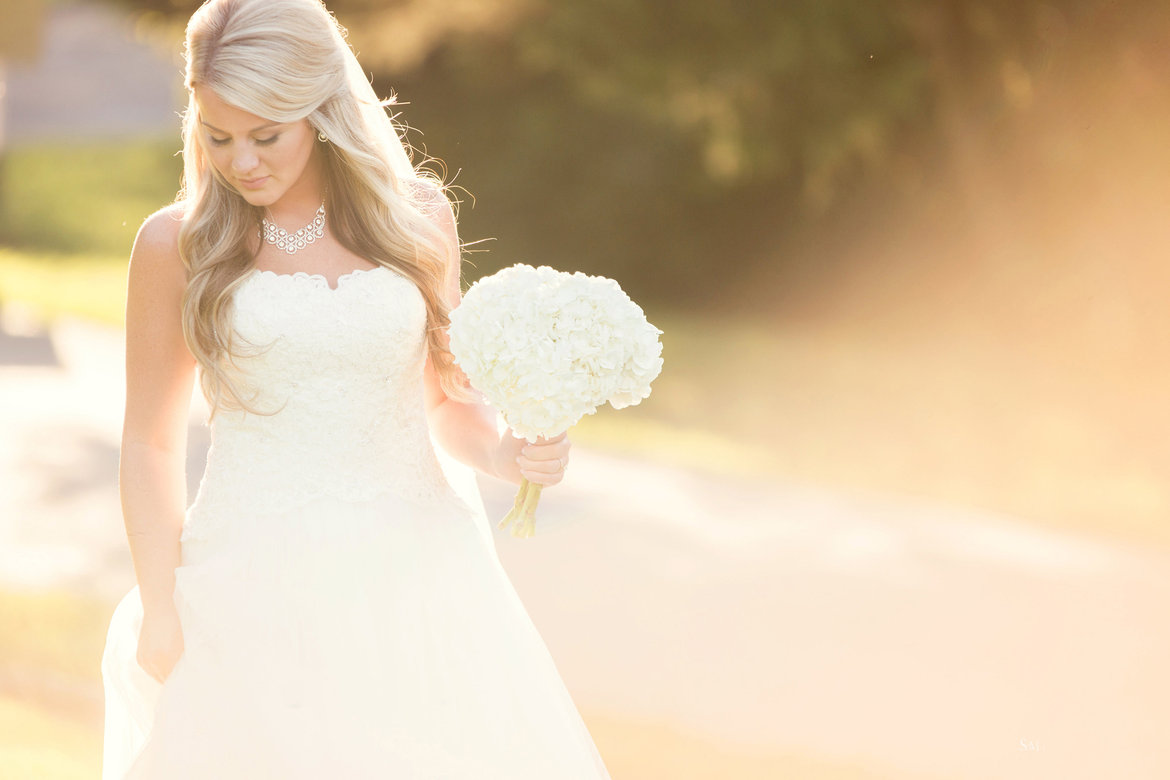 pretty bridal portrait