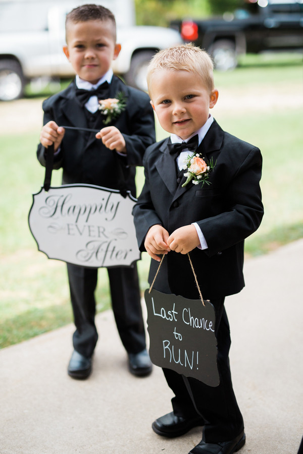 adorable ring bearer signs