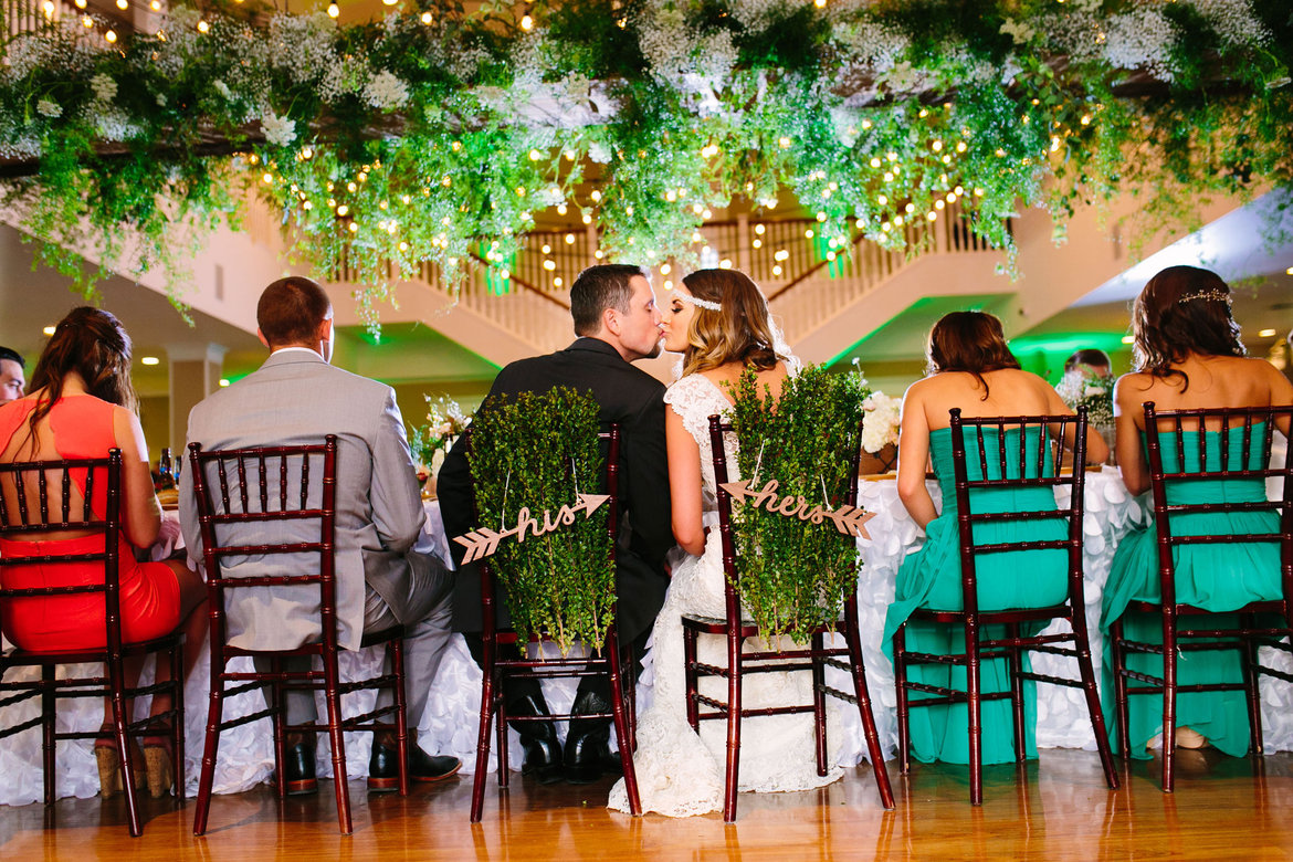 sweetheart table decor