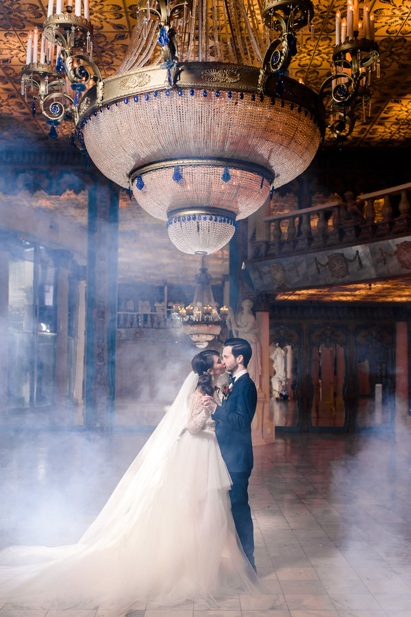 bride and groom first dance