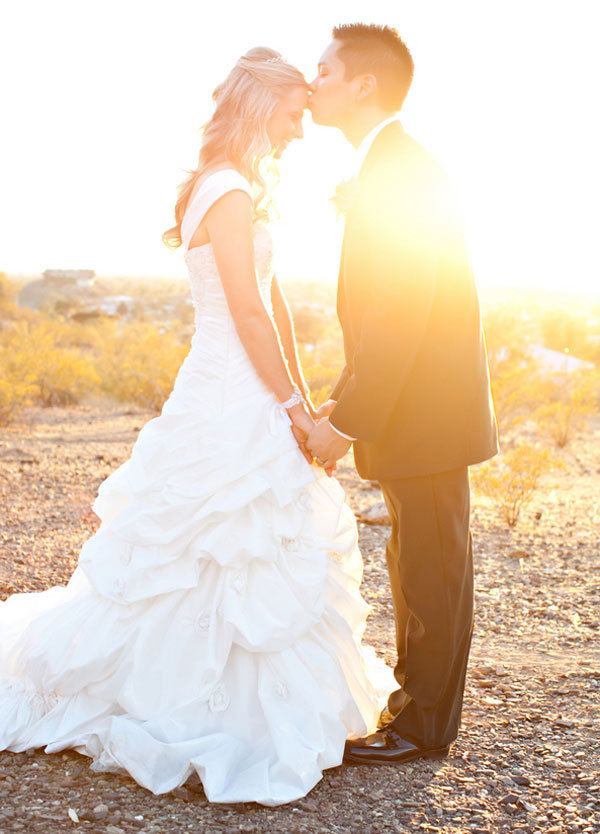 bride groom portrait