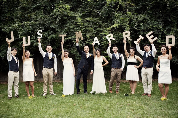 wedding party photos