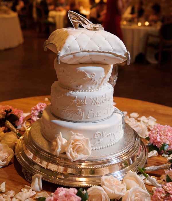 cinderella wedding cake