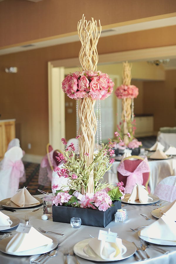 creative branch centerpiece