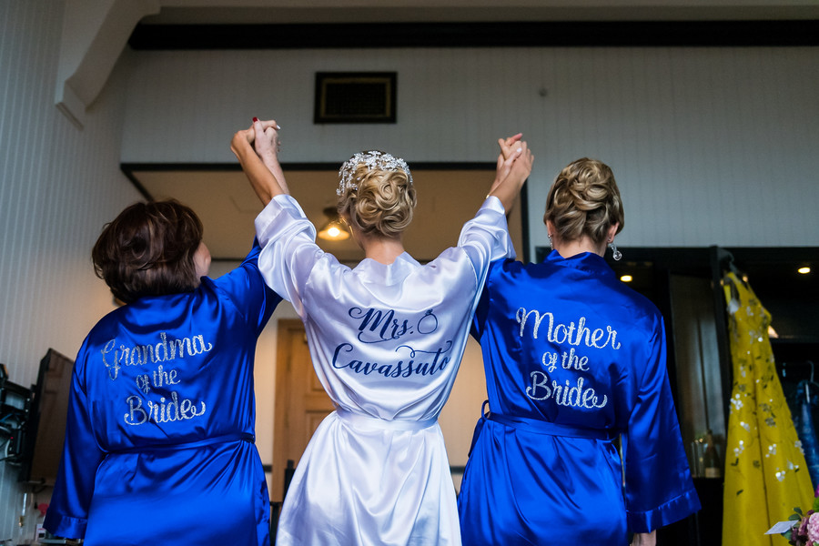 Personalized robes for wedding