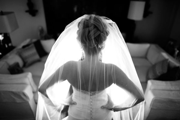 ethereal bridal portrait