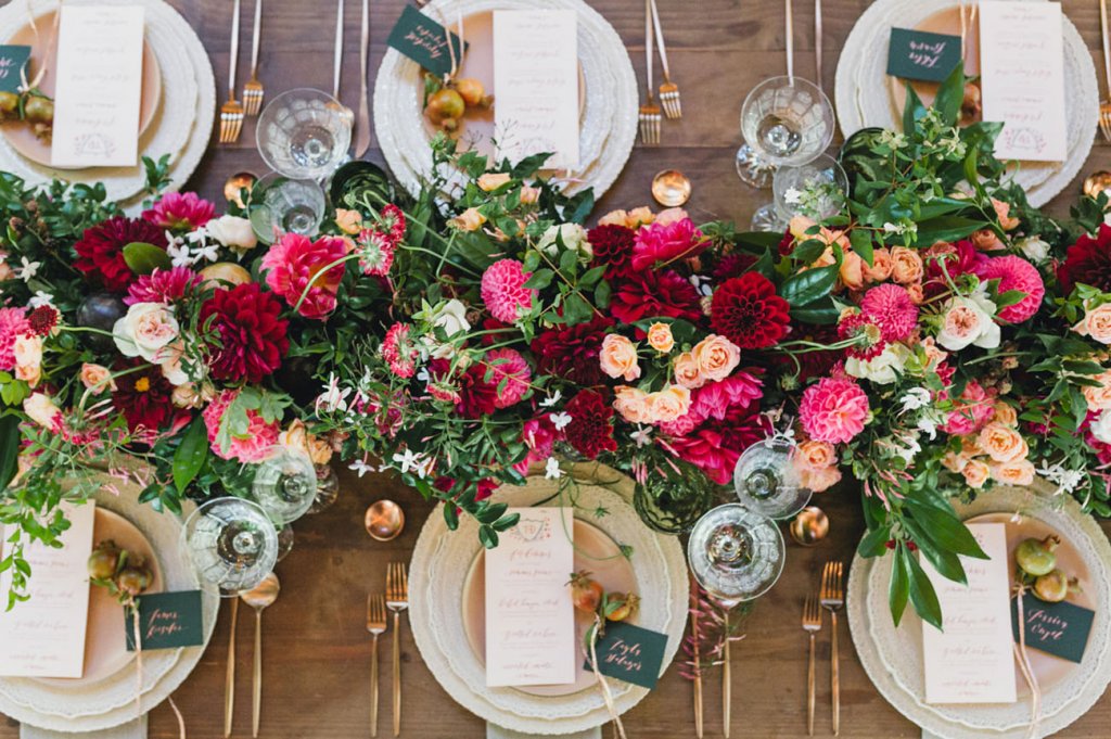 glam tablescape