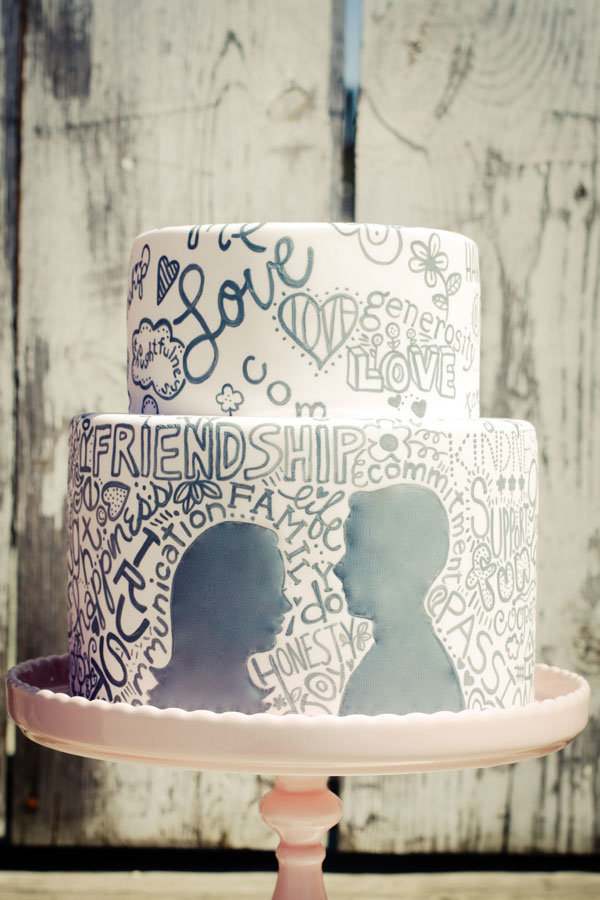 graffiti cake