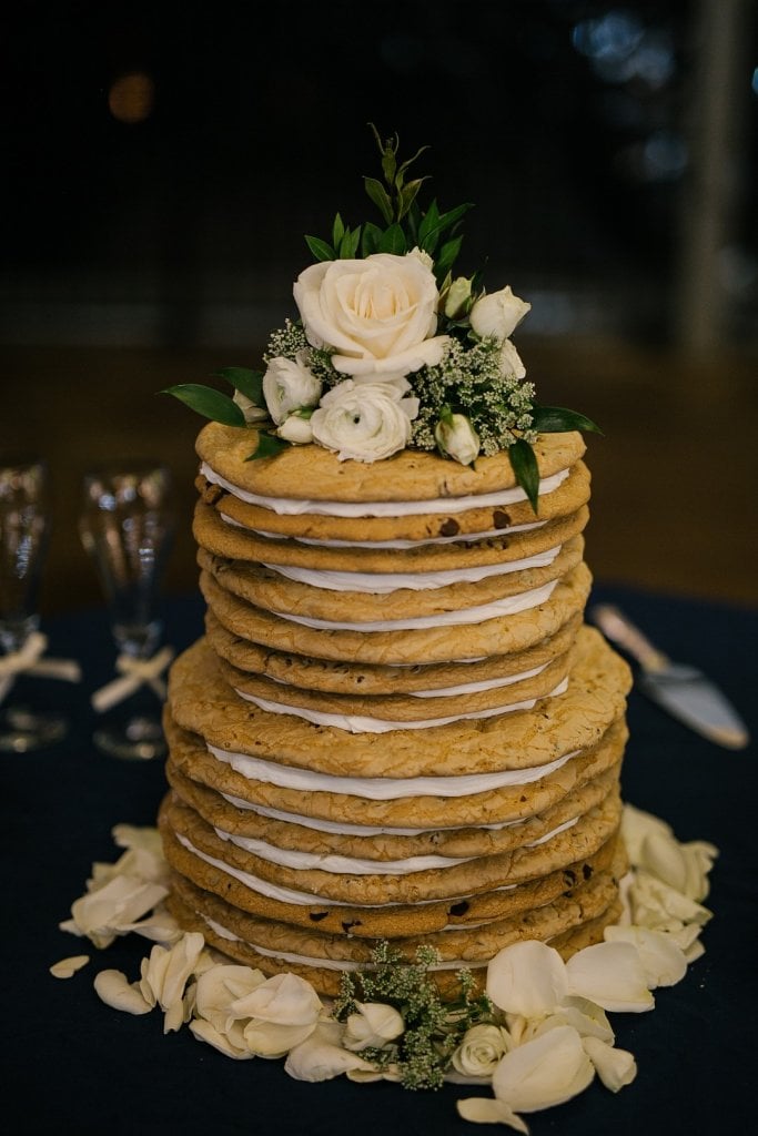 Cookie wedding cake