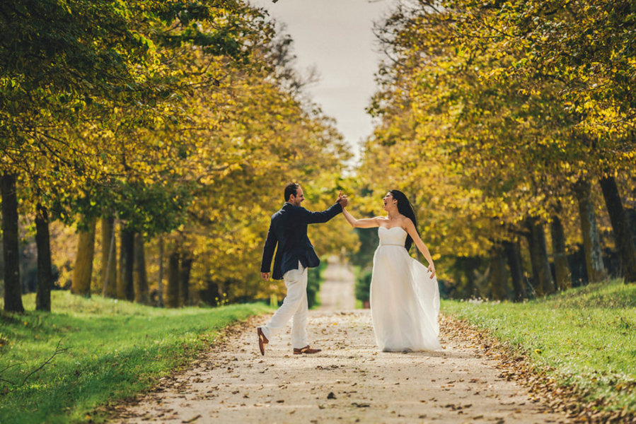 bride and groom