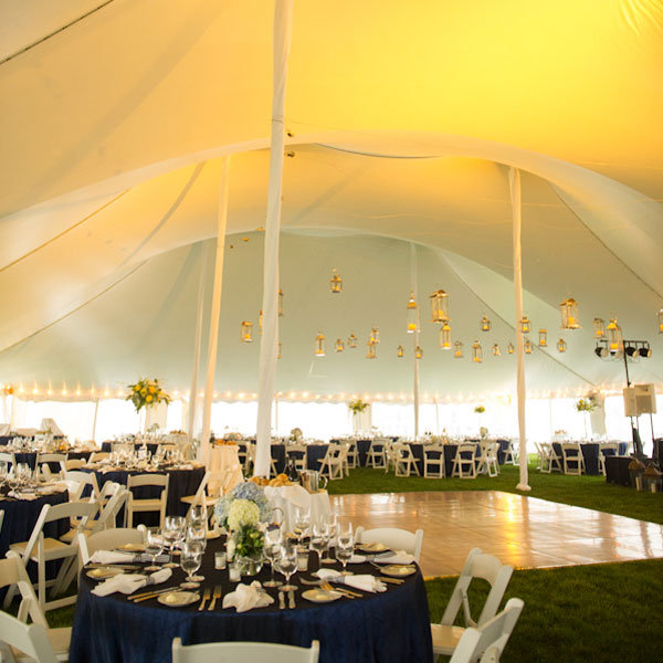 lanterns over dance floor