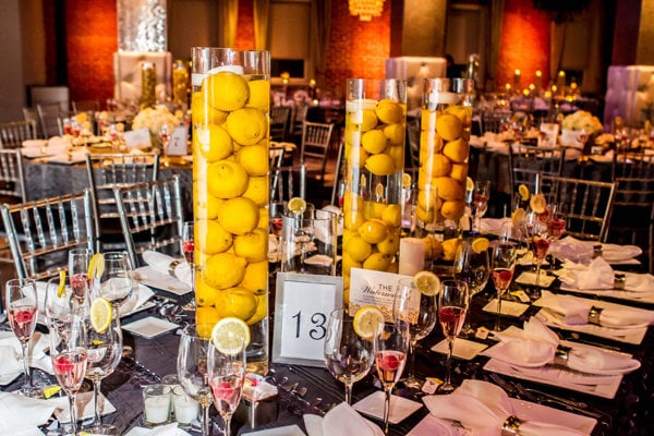 lemon centerpiece