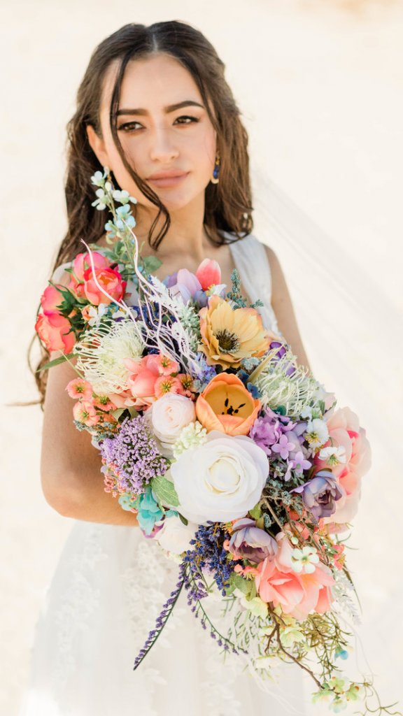 beach wedding bouquet