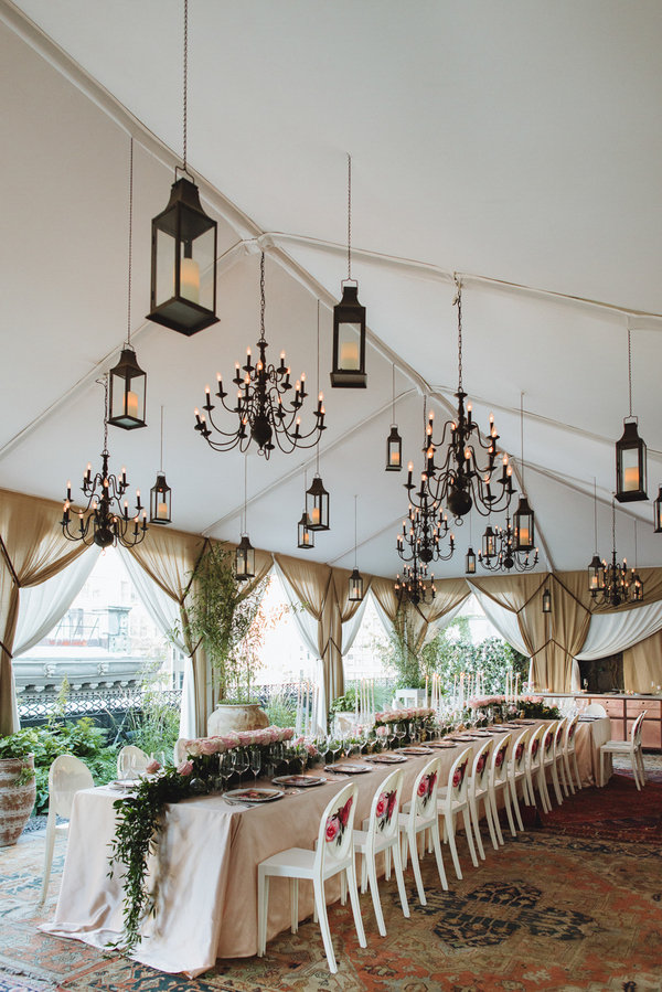 wedding reception tent