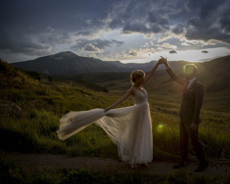 bride and groom wedding photo