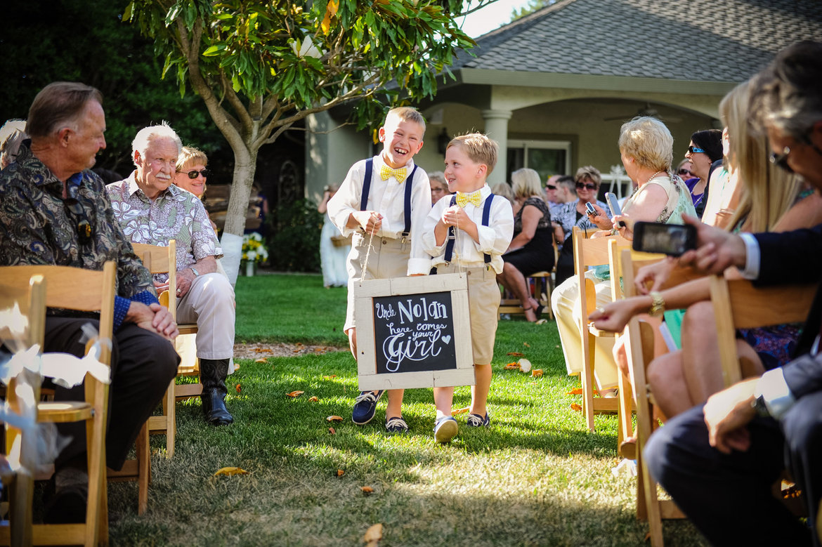 cute ring bearers sign