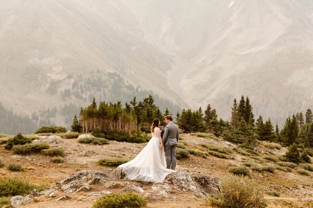 outdoor wedding photo