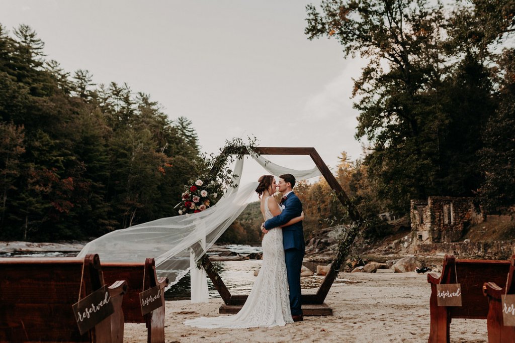 outdoor wedding ceremony