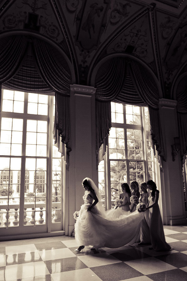 timeless bridal party photo