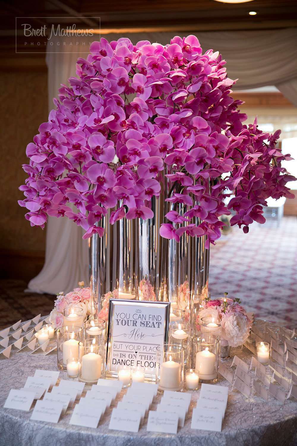 wedding escort card table sign