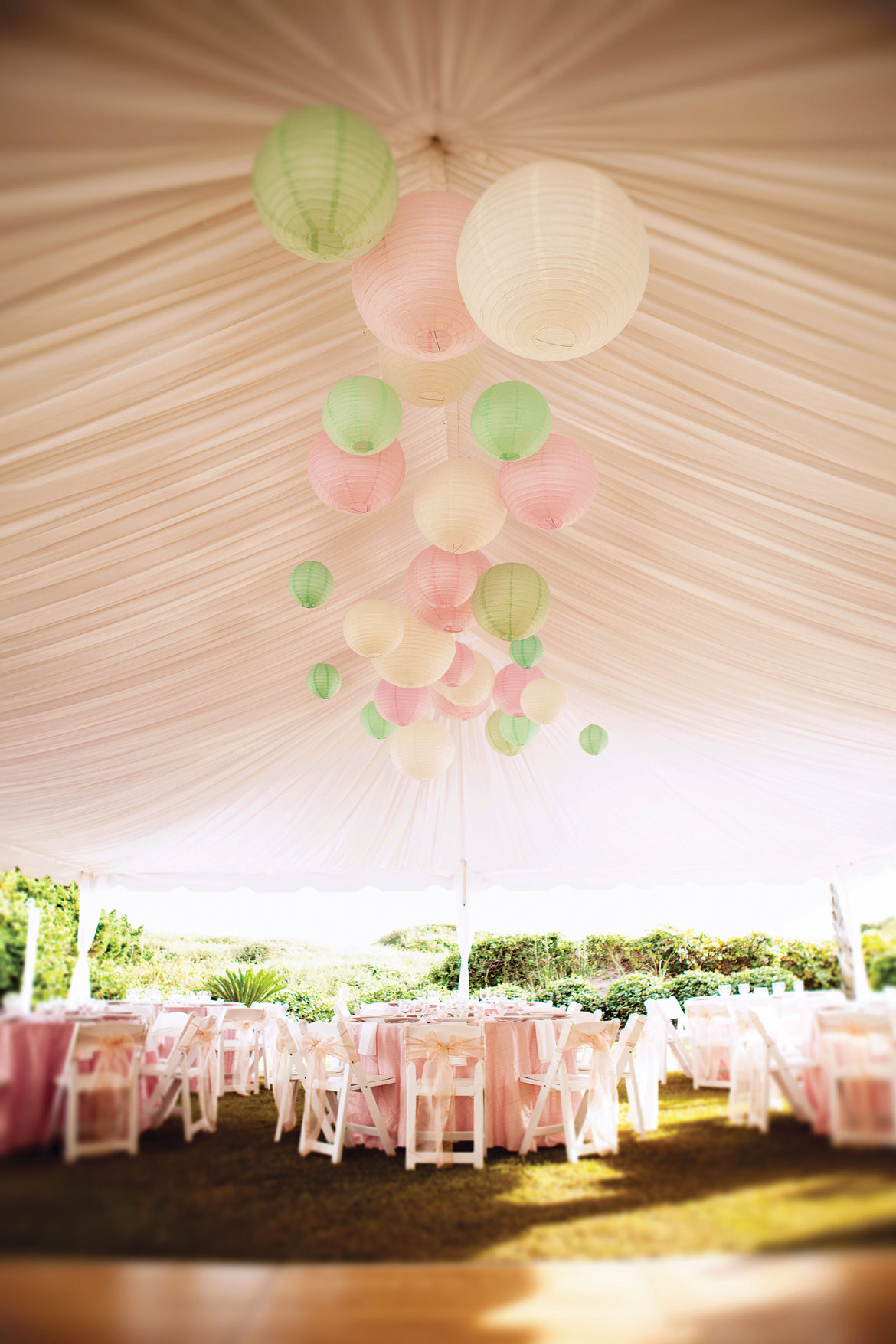 whimsical paper lanterns