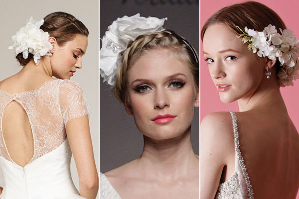 wedding hairstyles with flowers