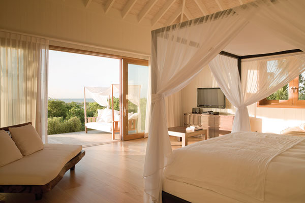 hotel room at parrot cay by como resort 