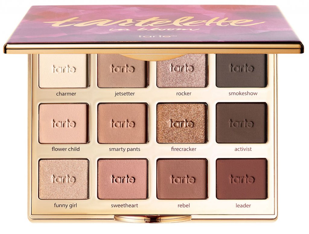 tarte cosmetics tartette in bloom clay eyeshadow palette