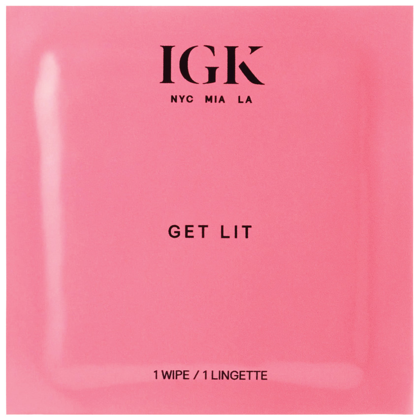 IGK Swipe Up No-Frizz Smoothing Hair Wipes