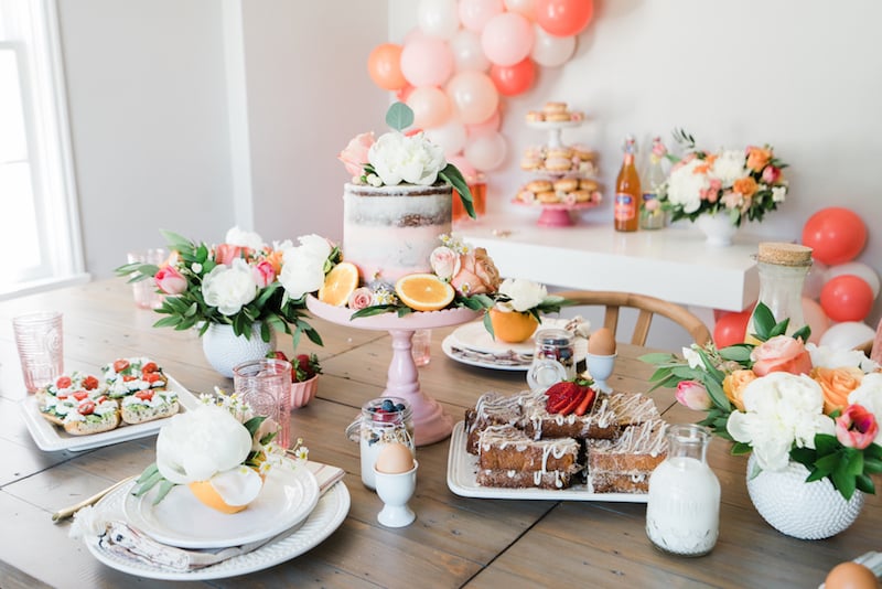 Nourriture de douche Nuptiale abordable