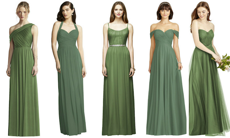 bridesmaid style dresses