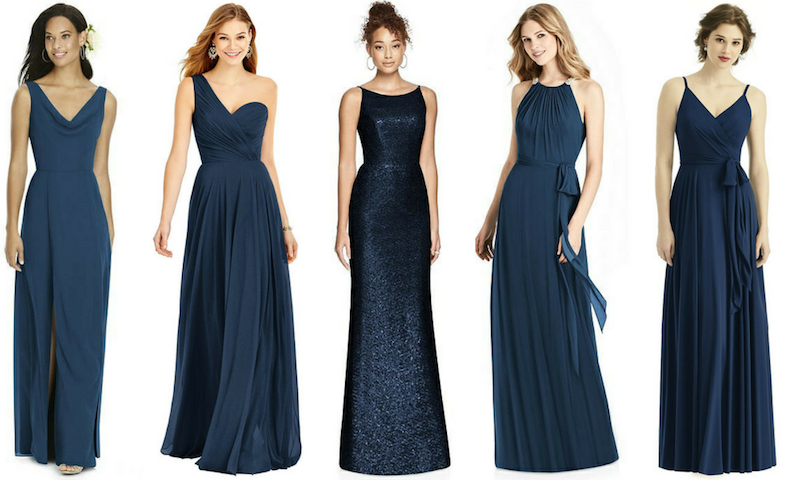 fall color bridesmaid dresses