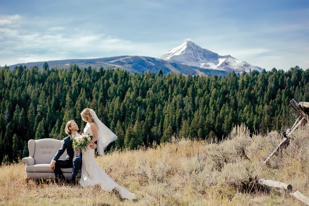 Lone Mountain Ranch Montana wedding