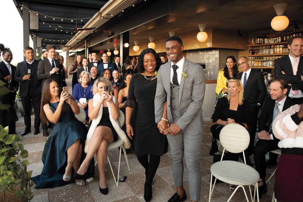brooklyn outdoor wedding ceremony