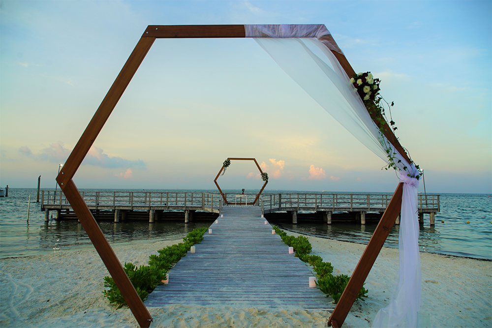 station balnéaire de la baie de cancún