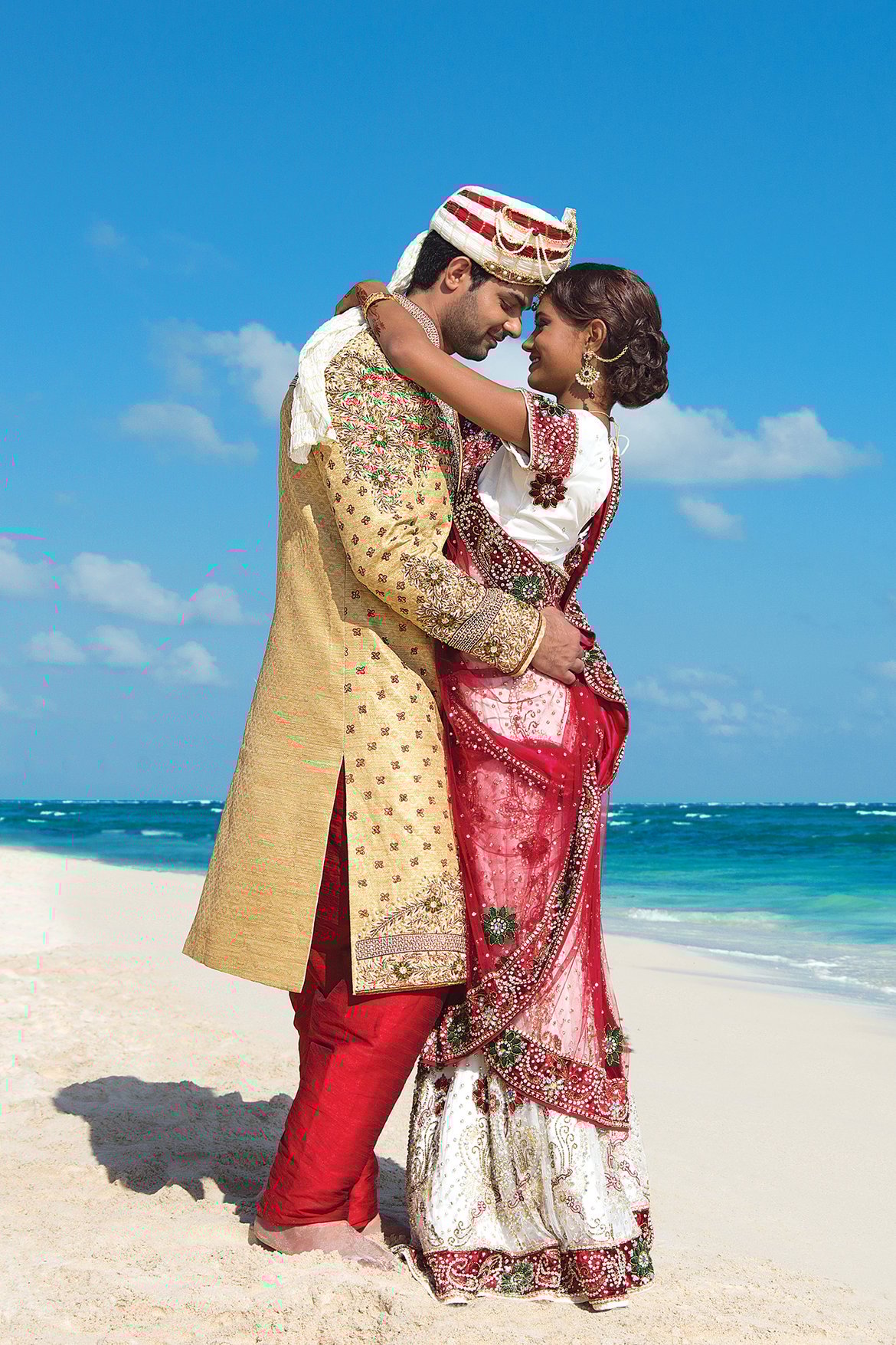 indian bride and groom
