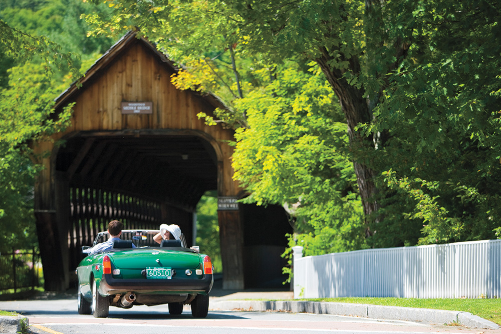 Covered bridge in Vermont